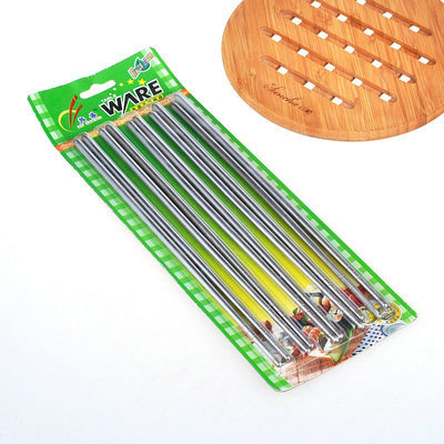 不锈钢筷子的优质选择 尚优五双庄卡板印花防滑筷子